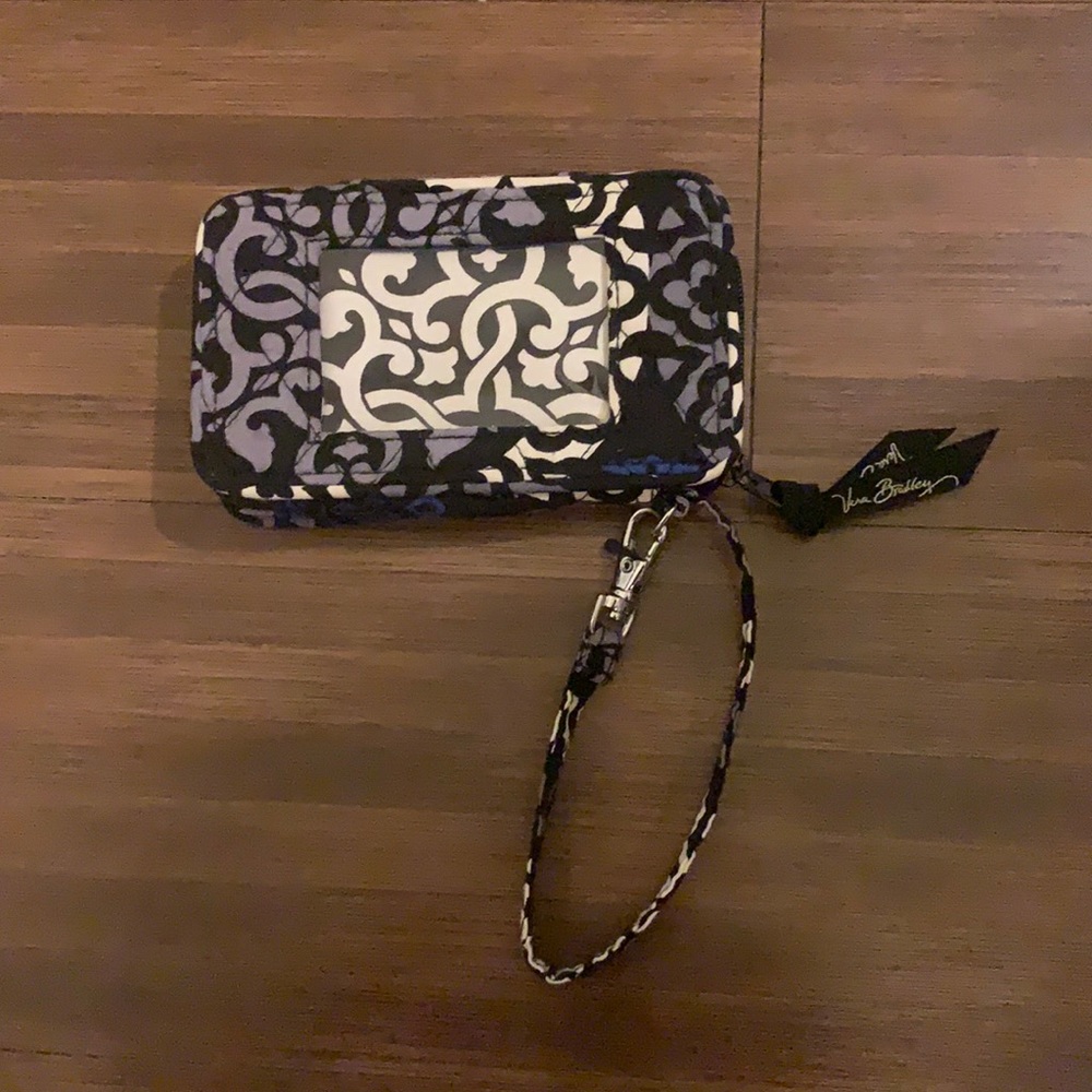 Vera Bradley white blue and grey wallet!